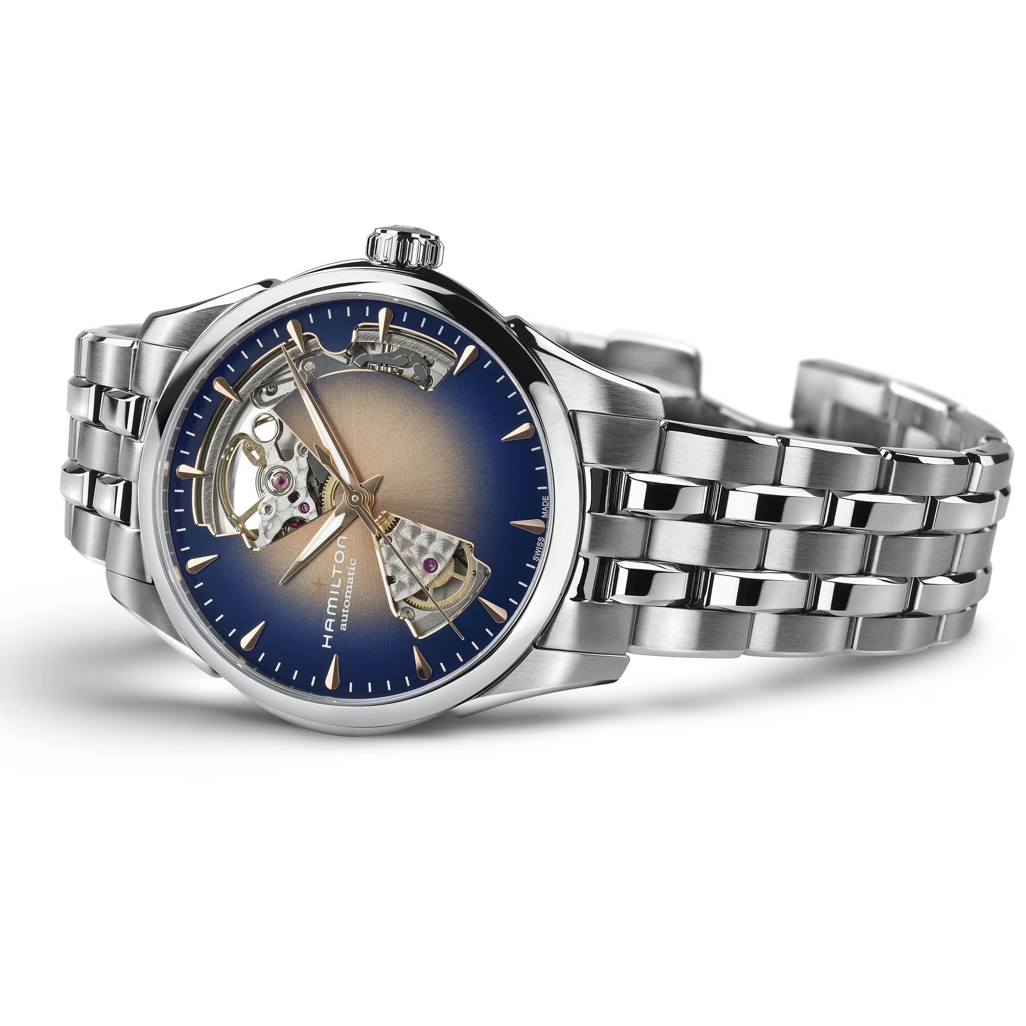 Hamilton Jazzmaster Open Heart Automatic 36mm H32215101 Kadın Kol Saati