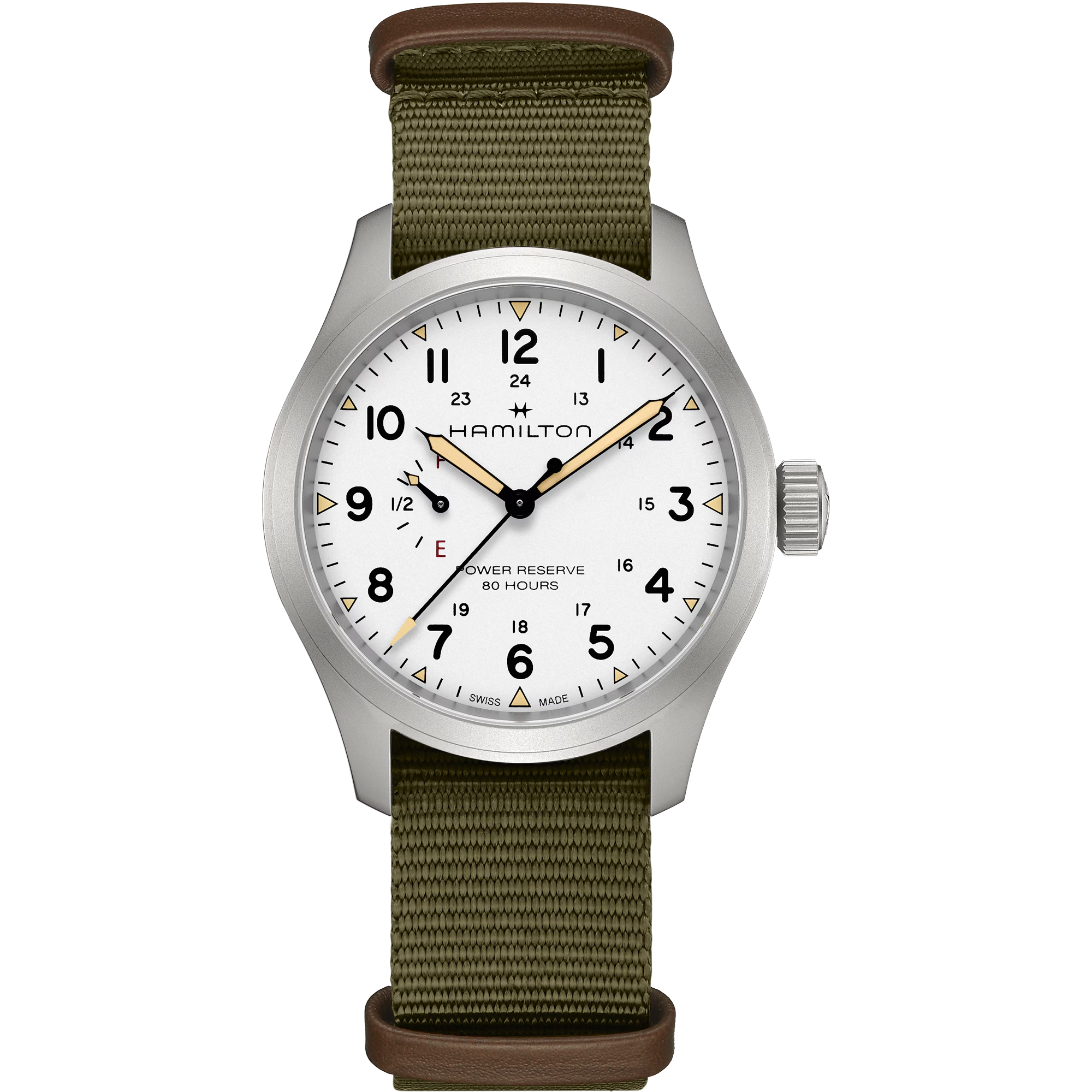Hamilton Khaki Field Automatic Power Reserve 40 mm H69509910 Erkek Kol Saati