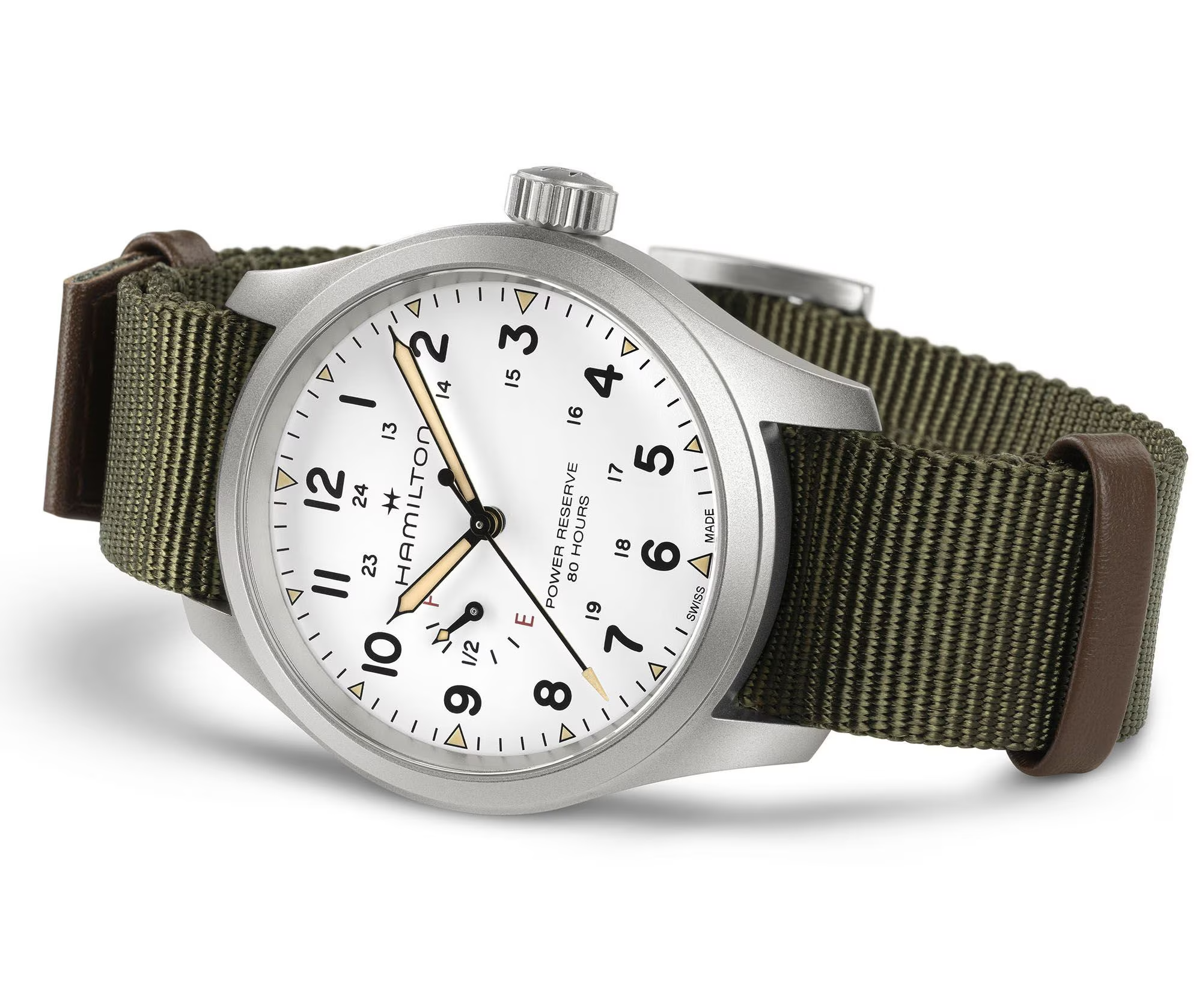 Hamilton Khaki Field Automatic Power Reserve 40 mm H69509910 Erkek Kol Saati