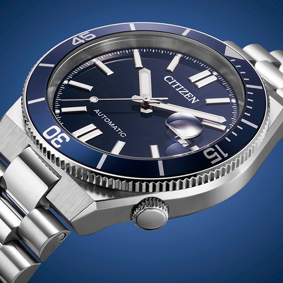 Citizen Tsuyosa Shore Navy Blue Automatic NJ0230-59L Erkek Kol Saati