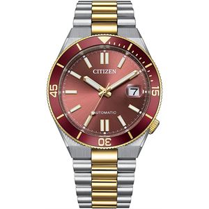 Citizen Tsuyosa Shore Coral Red Automatic NJ0234-58X Erkek Kol Saati