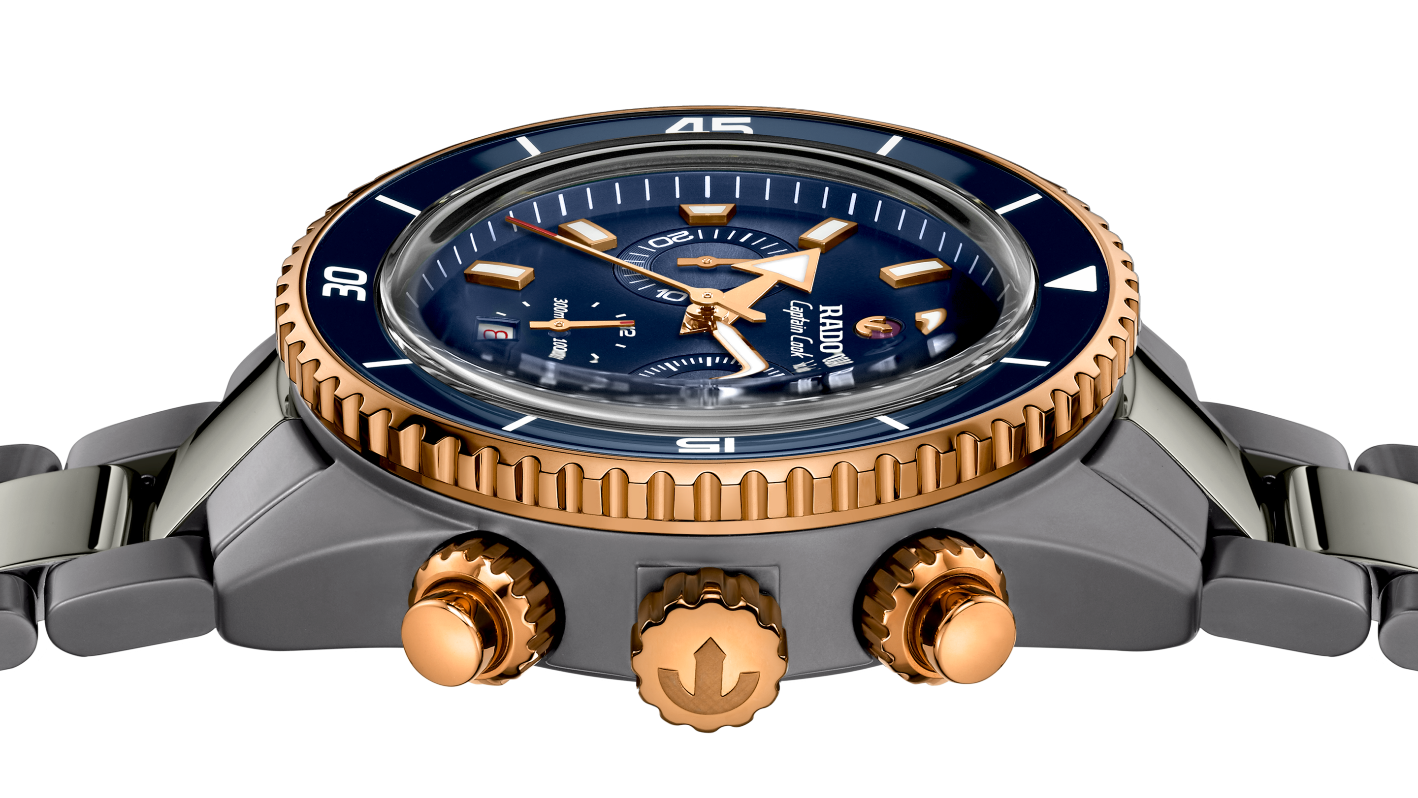 Rado Captain Cook High-Tech Ceramic Automatic Chronograph R32195202 Erkek Kol Saati