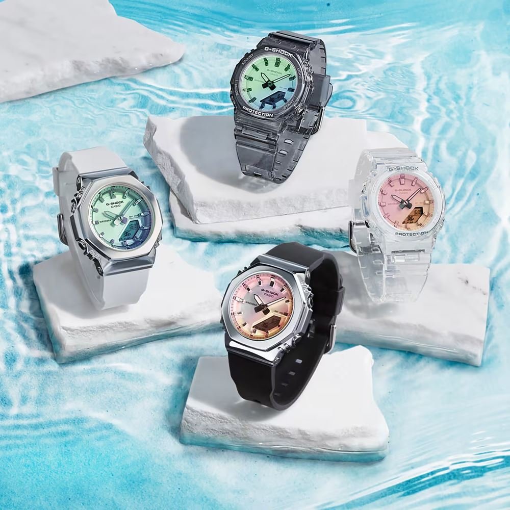Casio G-SHOCK GM-S2110SR-7ADR Kadın Kol Saati