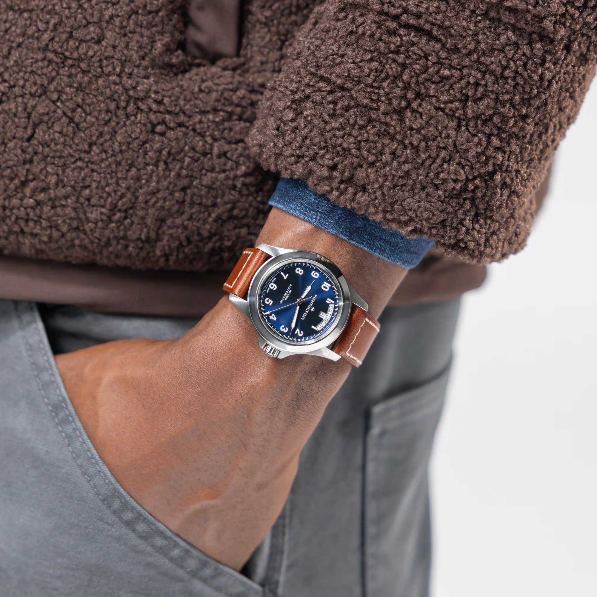 Hamilton Khaki Field King Day-Date Automatic H64475540 Erkek Kol Saati