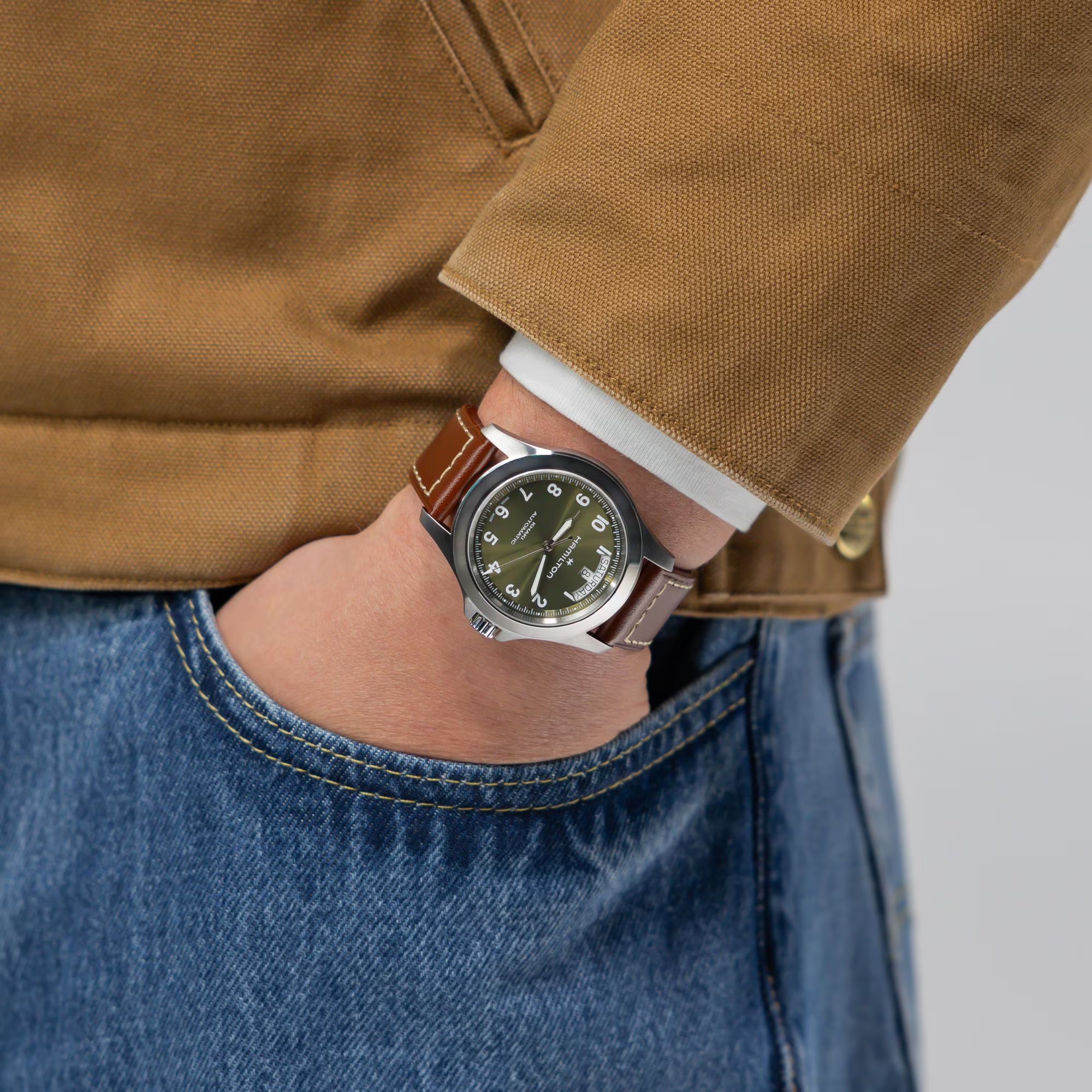Hamilton Khaki Field King Day-Date Automatic H64475560 Erkek Kol Saati