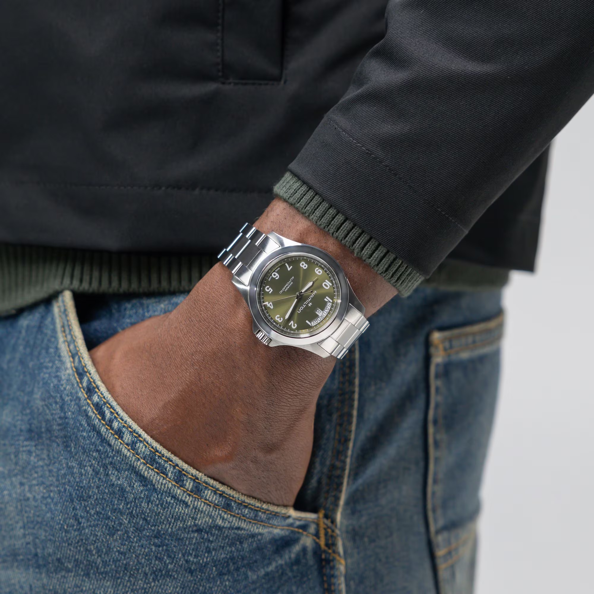 Hamilton Khaki Field King Day-Date Automatic H64475160 Erkek Kol Saati