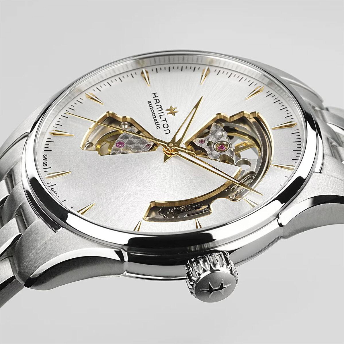 Hamilton Jazzmaster Open Heart Automatic 40mm H32675151 Erkek Kol Saati