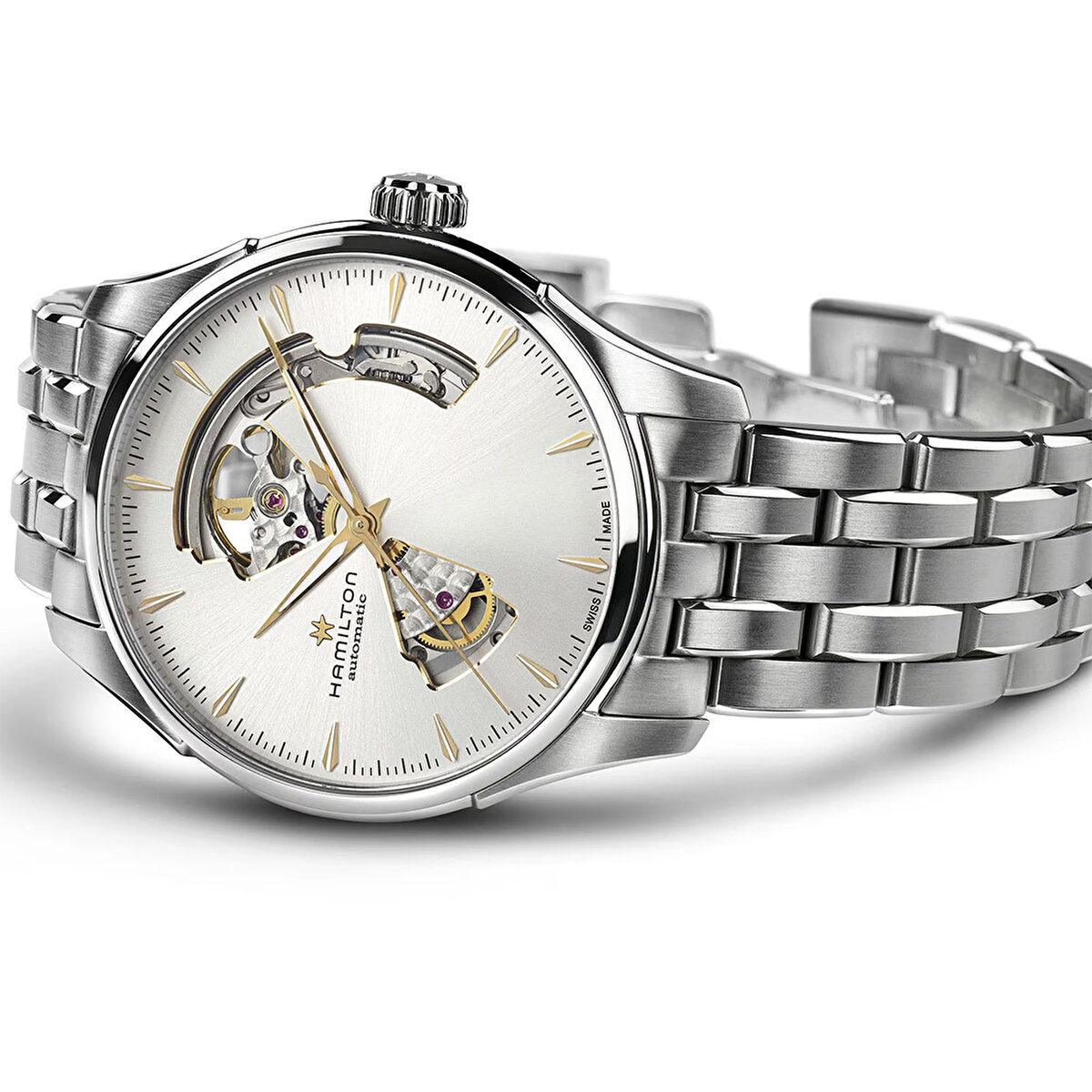 Hamilton Jazzmaster Open Heart Automatic 40mm H32675151 Erkek Kol Saati
