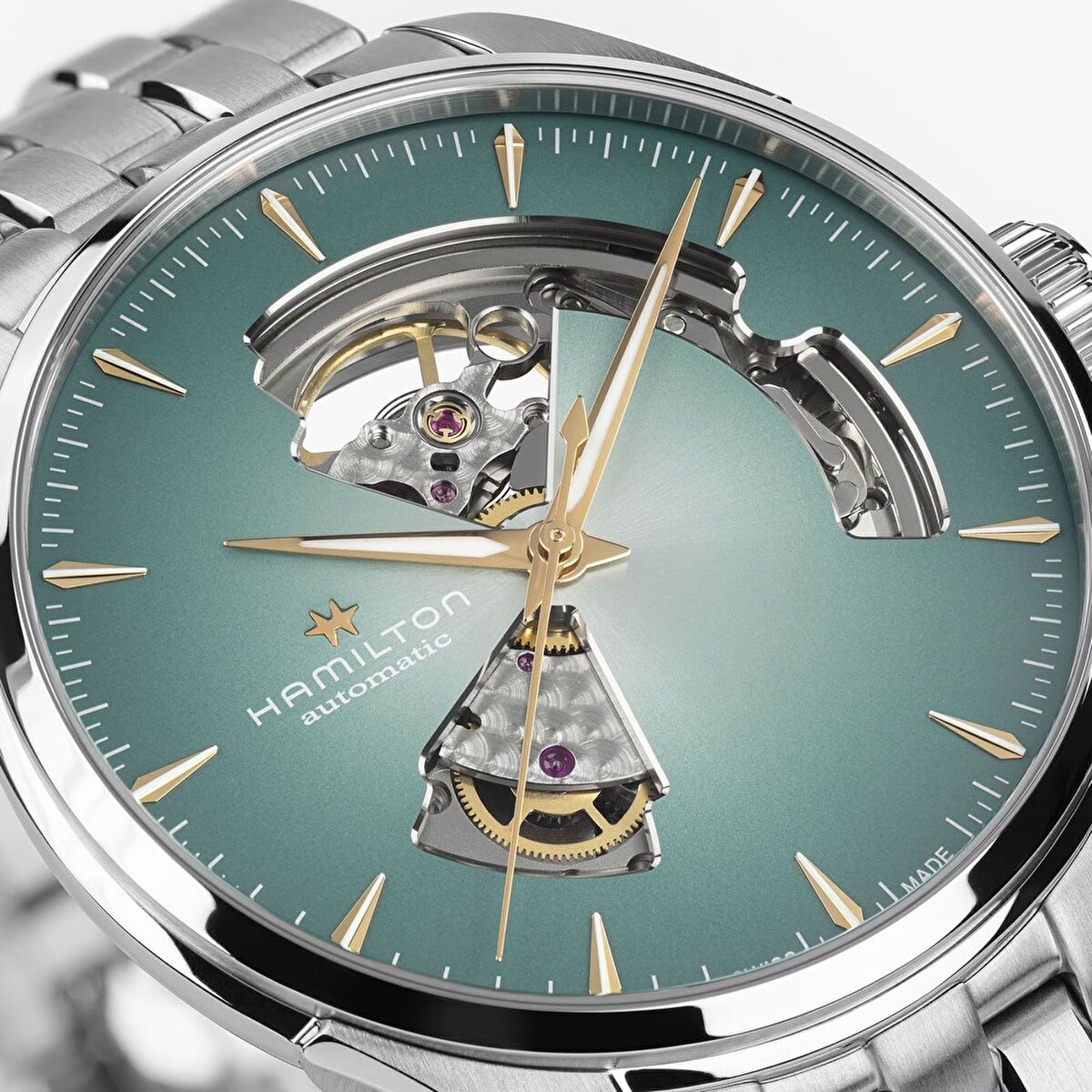 Hamilton Jazzmaster Open Heart Automatic 40mm H32675141 Erkek Kol Saati