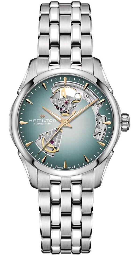 Hamilton Jazzmaster Open Heart Lady Automatic 36mm H32215143 Kadın Kol Saati