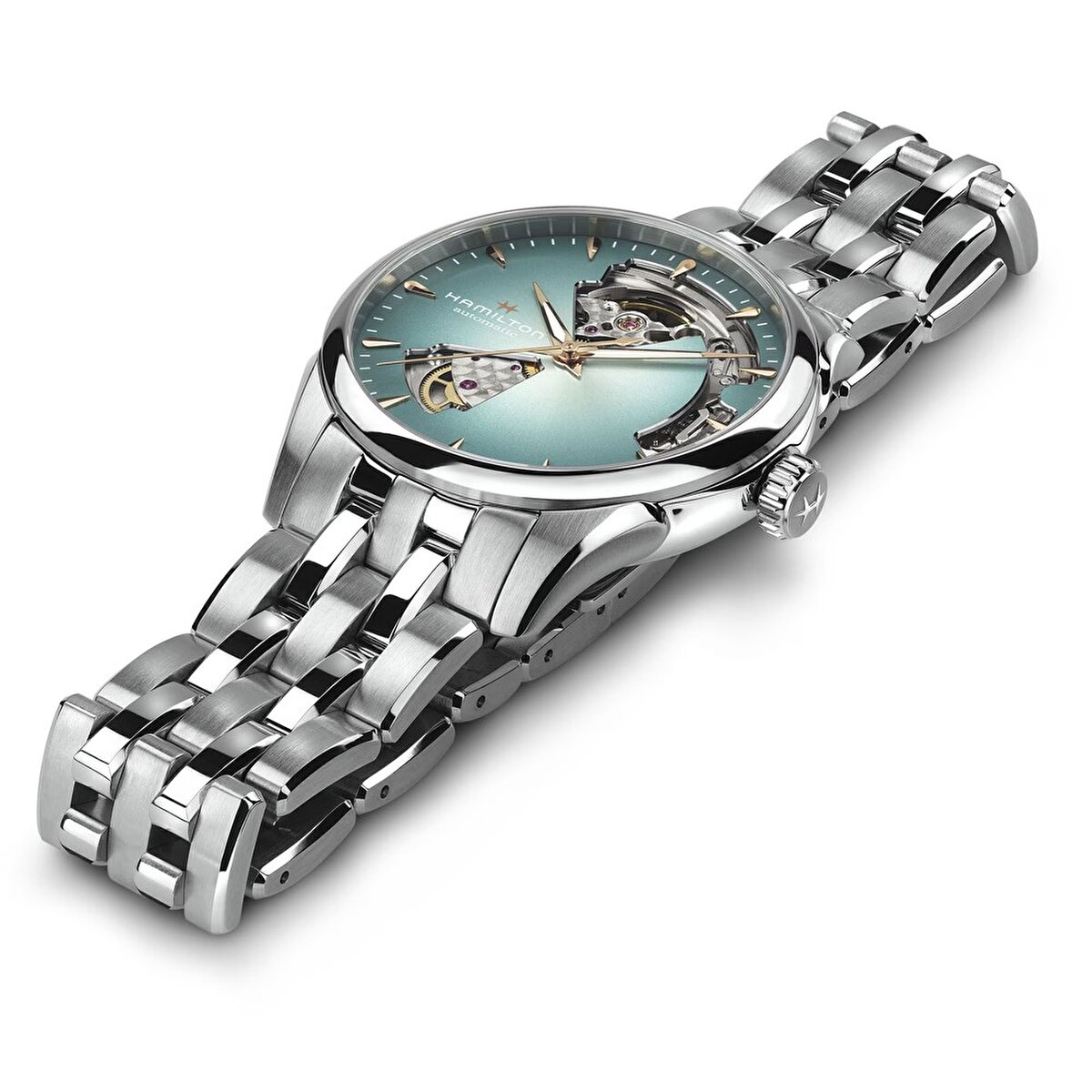 Hamilton Jazzmaster Open Heart Lady Automatic 36mm H32215143 Kadın Kol Saati