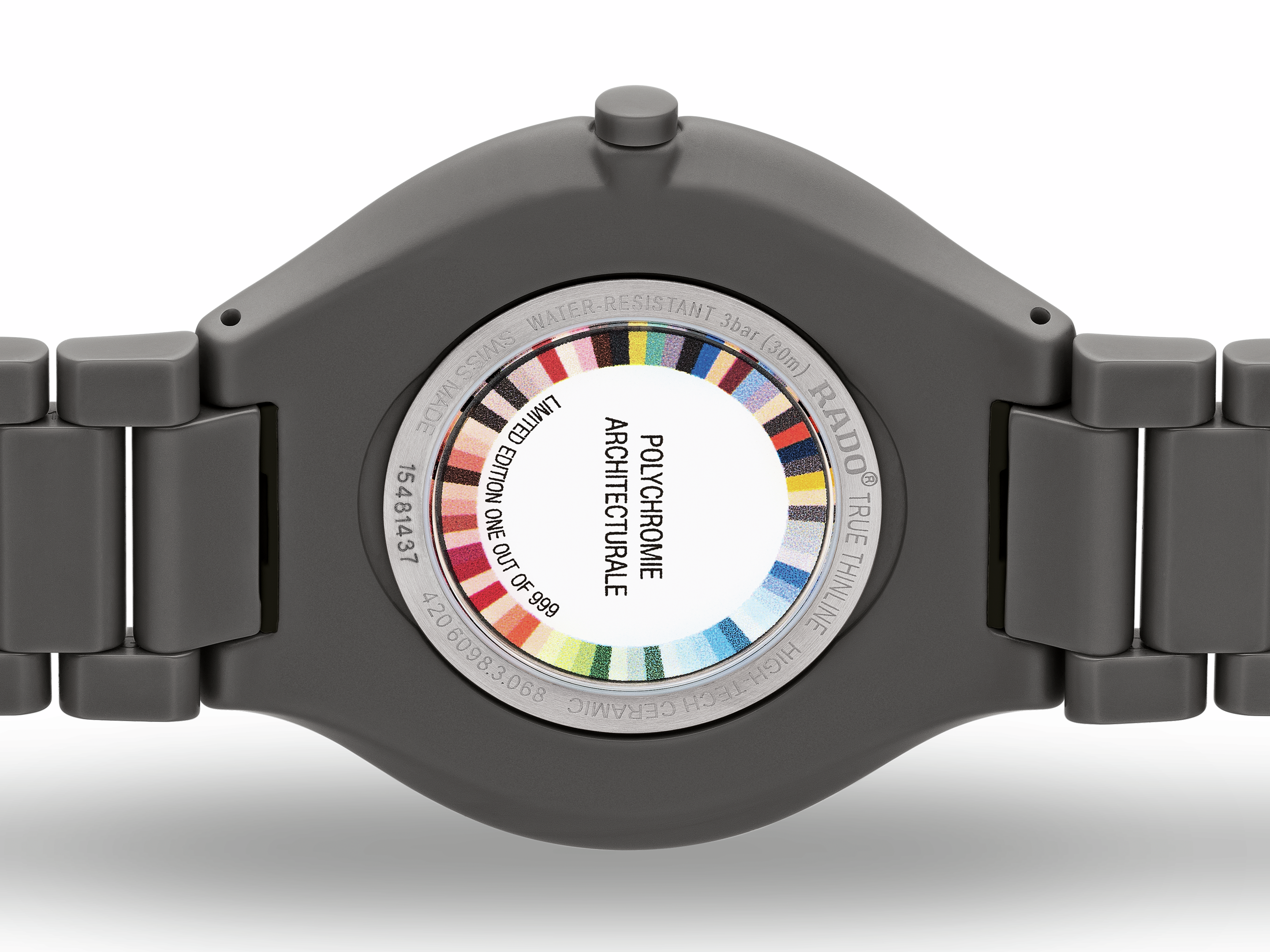 Rado True Thinline Les Couleurs™ Le Corbusier Iron Grey R27091612 Erkek Kol Saati
