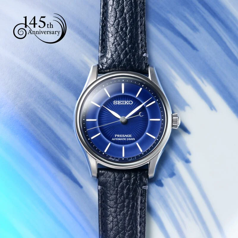 Seiko Presage Automatic 3 Days HCC007J1 145th Anniversary Limited Edition Arita Porcelain Ruri Blue