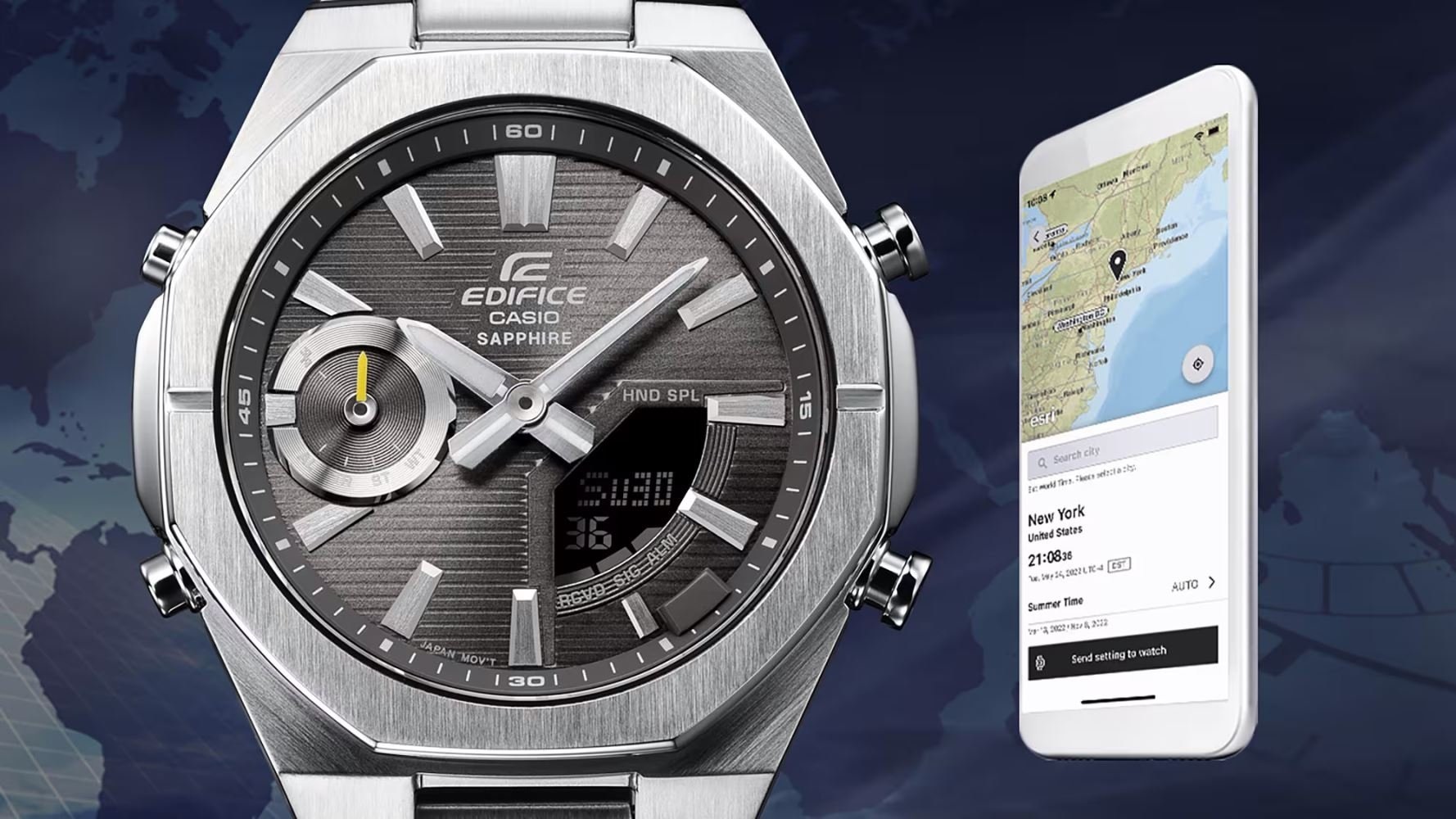 Casio Edifice ECB-S10D-8ADF Bluetoothlu Erkek Kol Saati