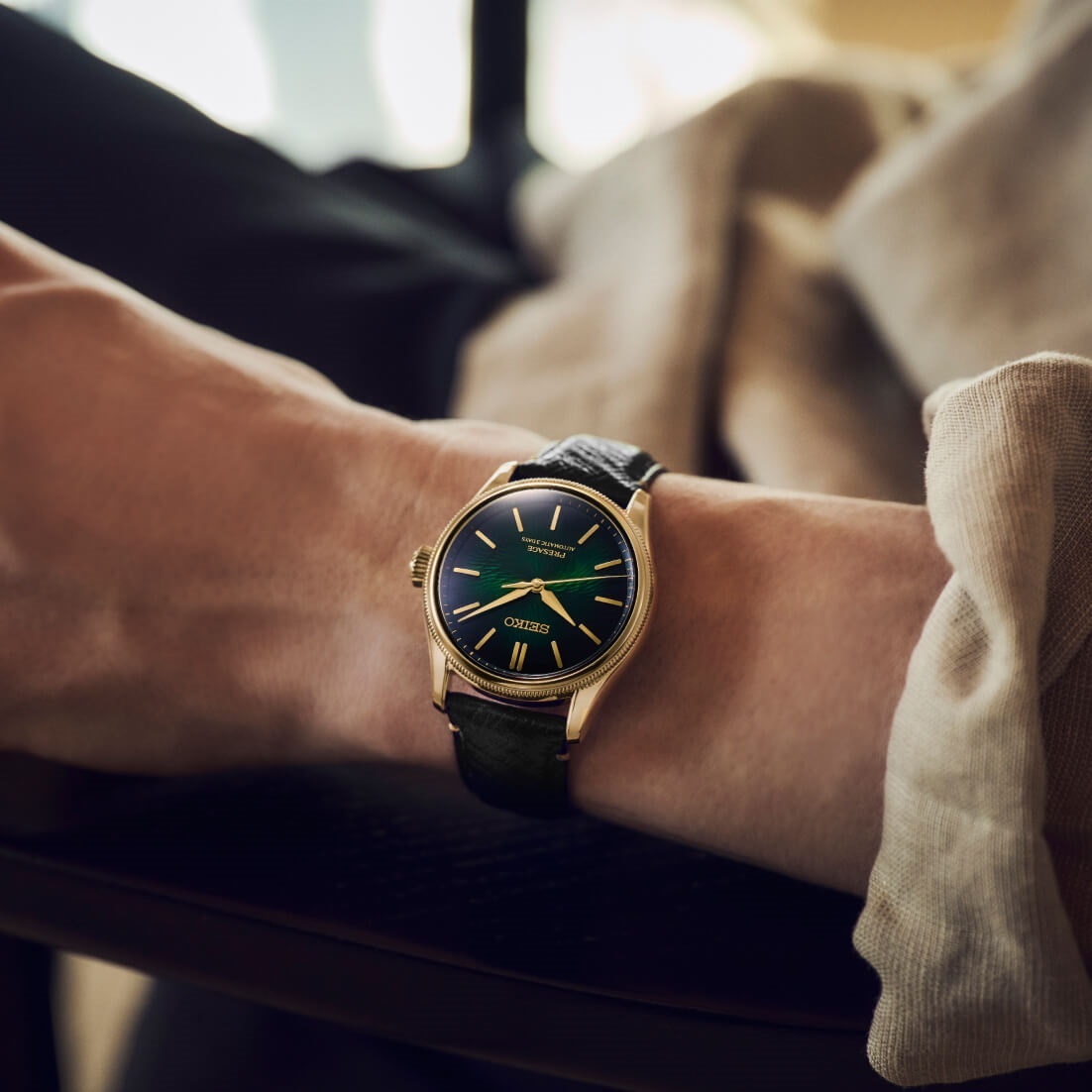 Seiko Presage Automatic Tradman's Bonsai HCC009J1 Kol Saati