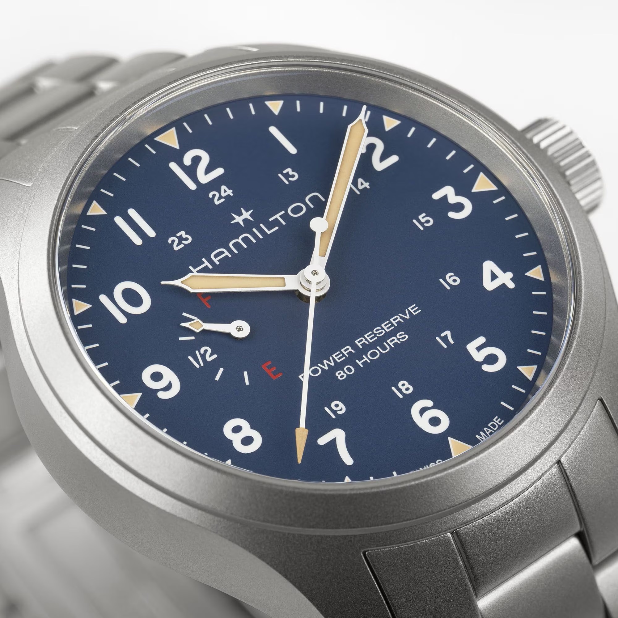Hamilton Khaki Field Automatic Power Reserve 40 mm H69509140 Erkek Kol Saati