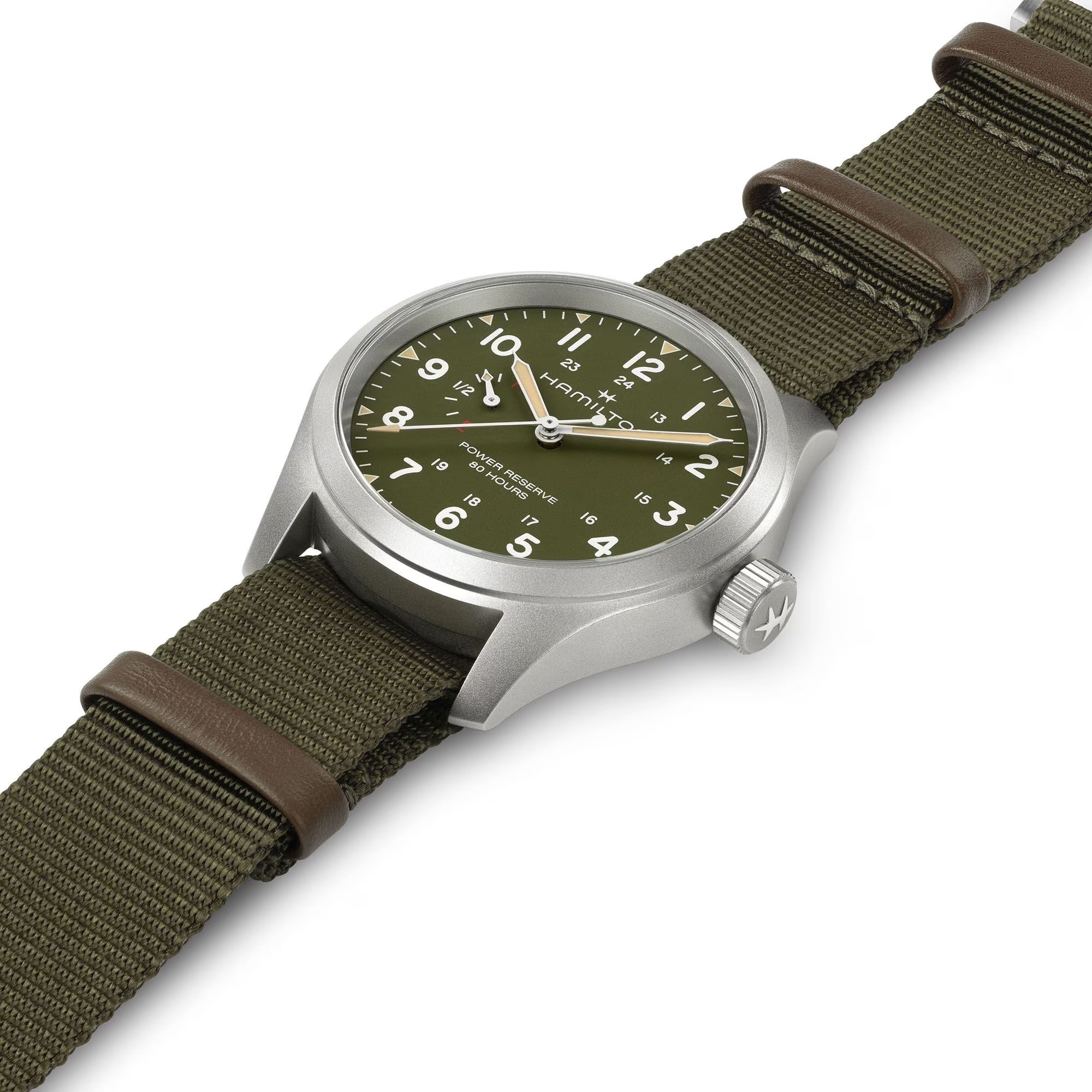 Hamilton Khaki Field Automatic Power Reserve 40 mm H69509960 Erkek Kol Saati
