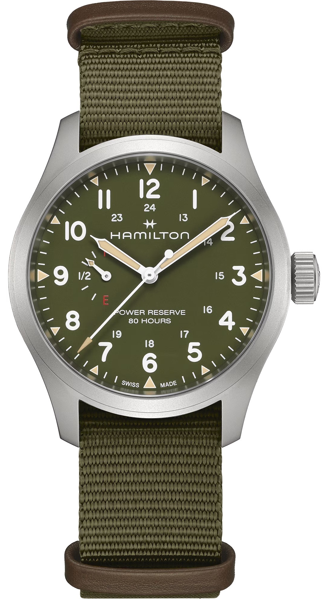 Hamilton Khaki Field Automatic Power Reserve 40 mm H69509960 Erkek Kol Saati