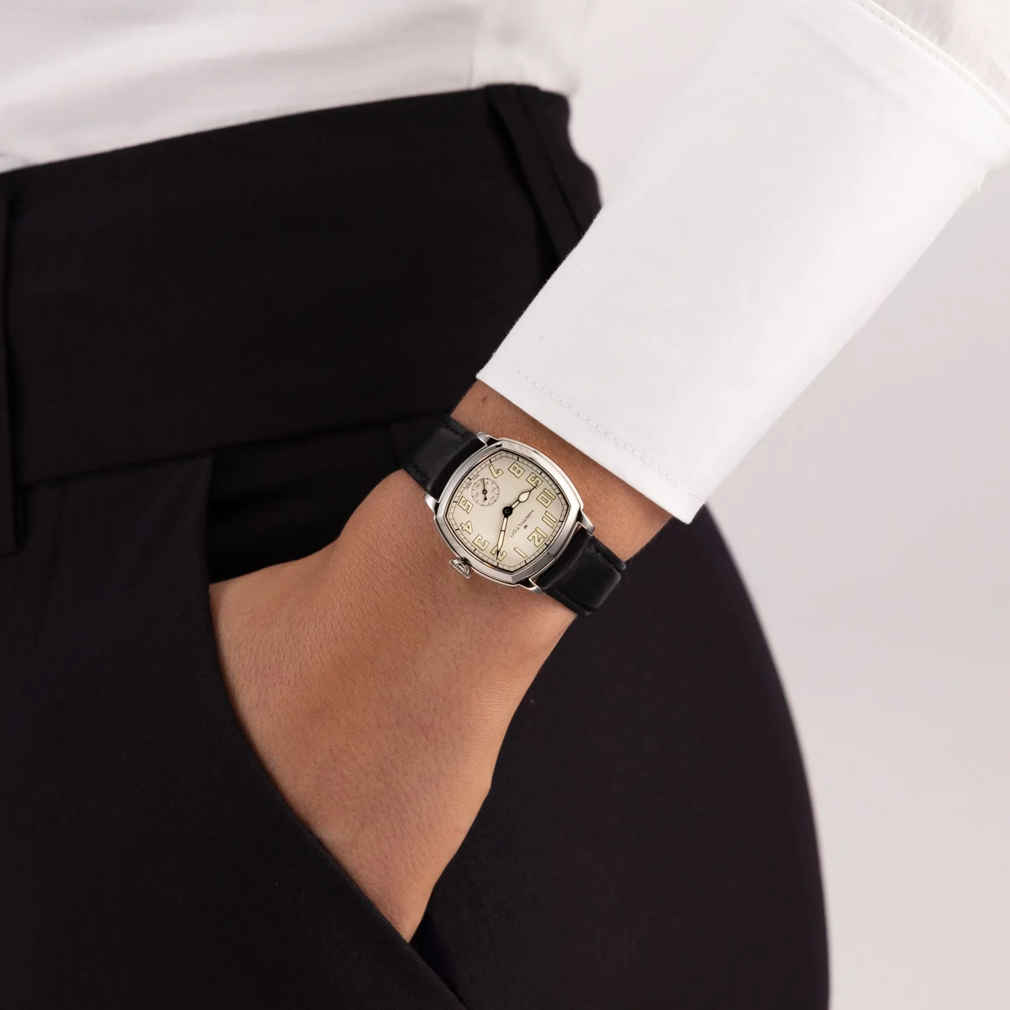 Hamilton American Cushion Mechanical H36109720 Kadın Kol Saati