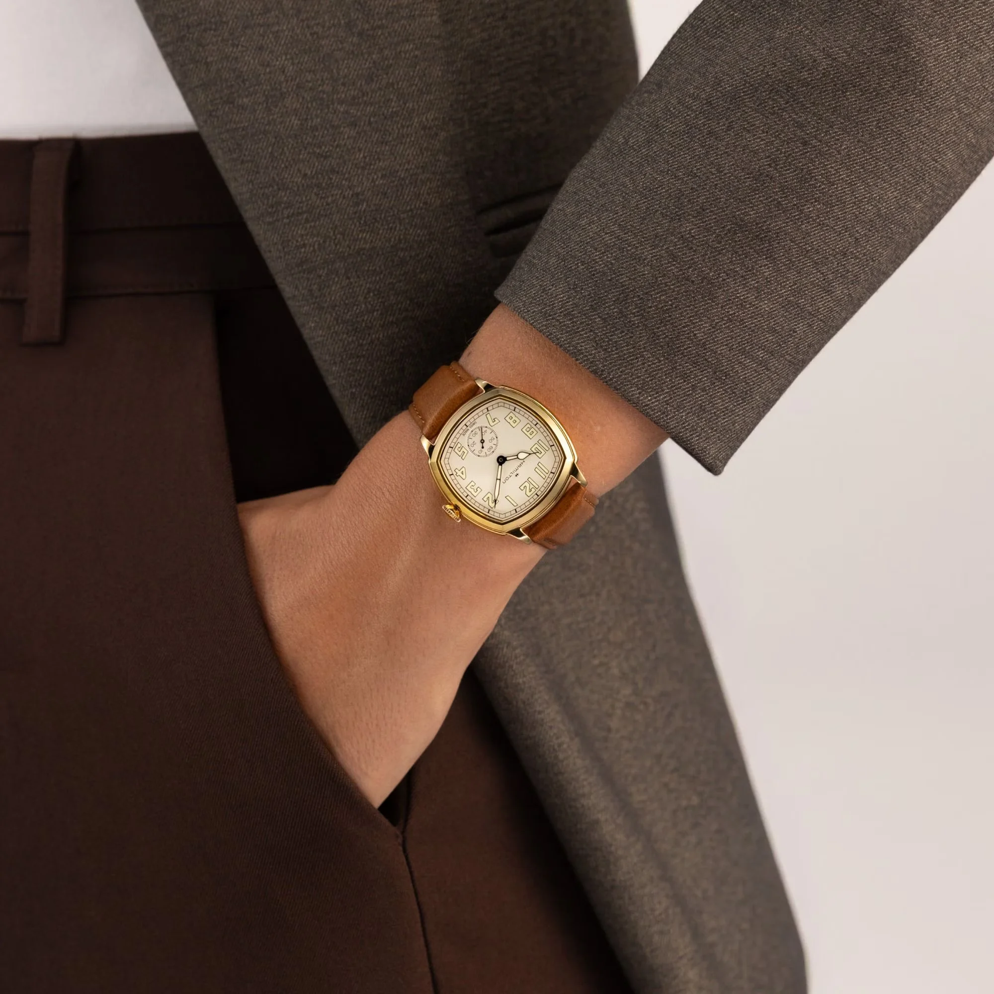 Hamilton American Cushion Mechanical H36139520 Erkek Kol Saati