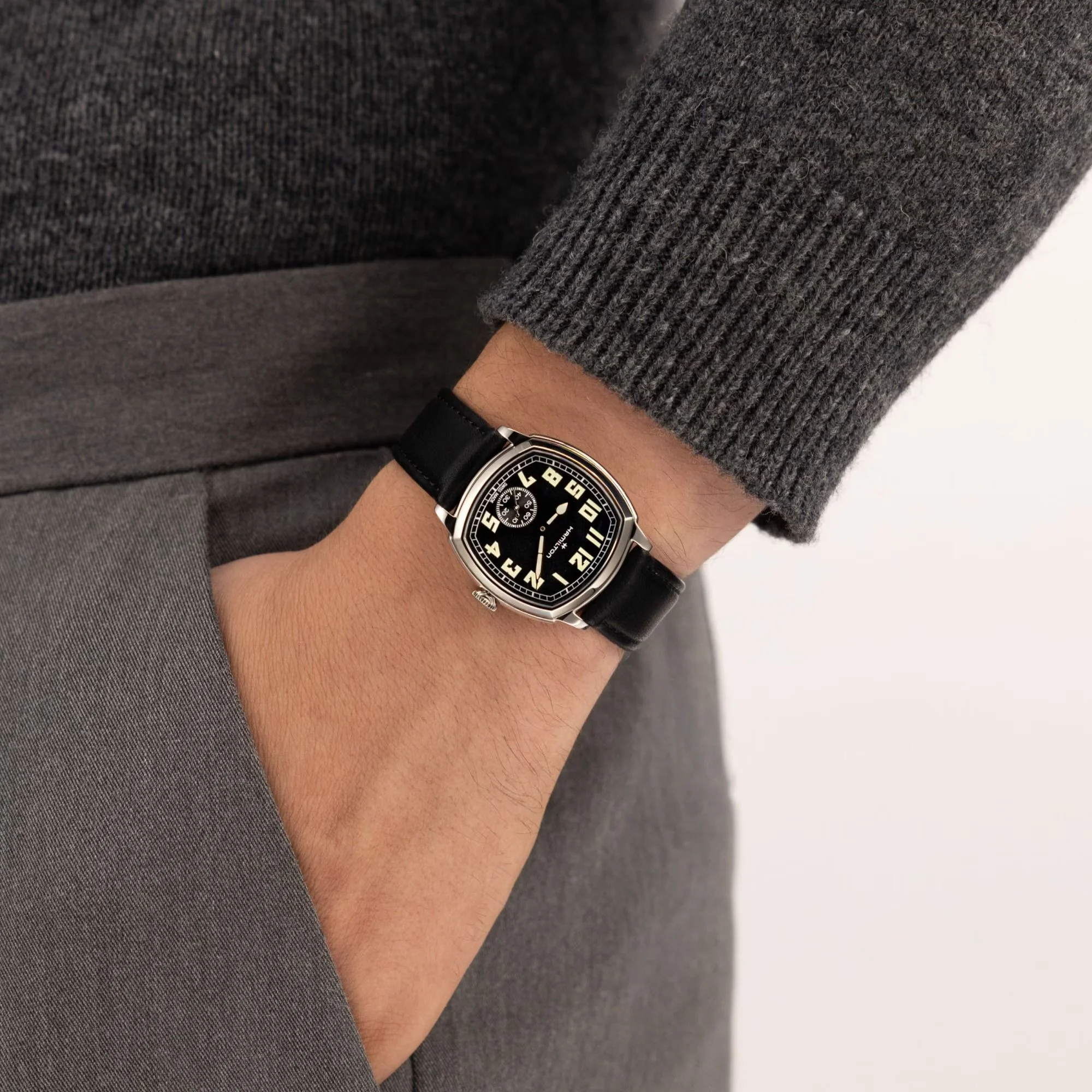 Hamilton American Cushion Mechanical H36129730 Erkek Kol Saati