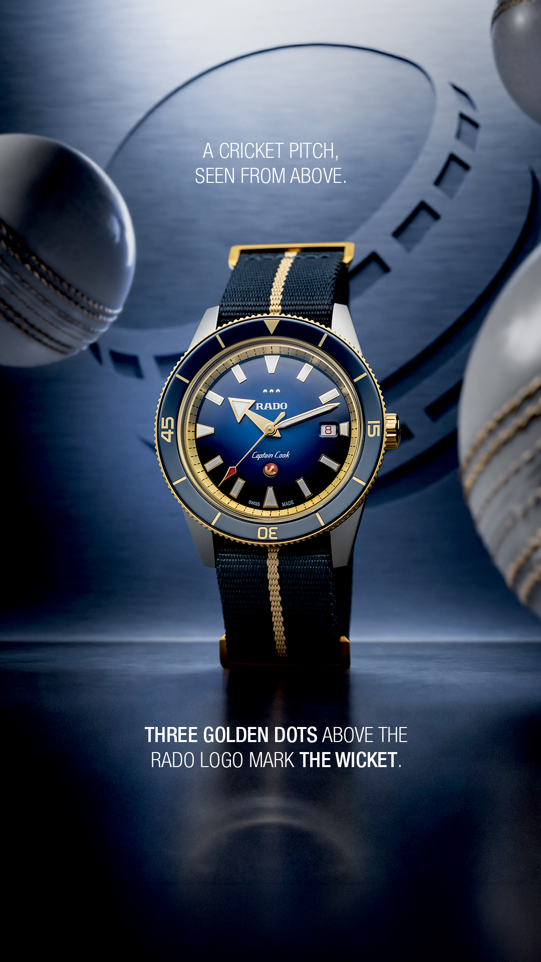 Rado Captain Cook X European Cricket Special Edition Automatic R32154208 Erkek Kol Saati